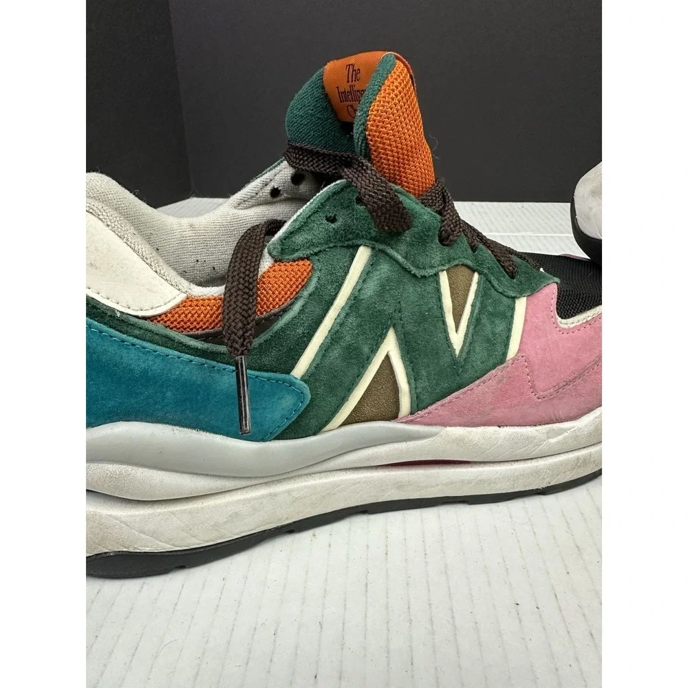 New Balance M5740FM1 Sz 10 Pink Lemonade Multi Active Color Block Need Cleaned